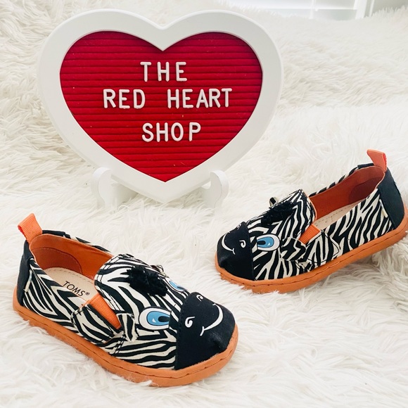 Toddler Zebra Toms - Picture 4 of 9